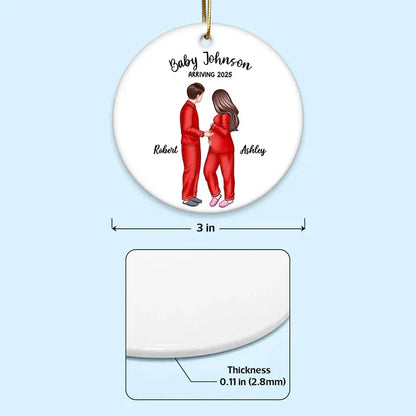Expecting Parents Ceramic Ornament
