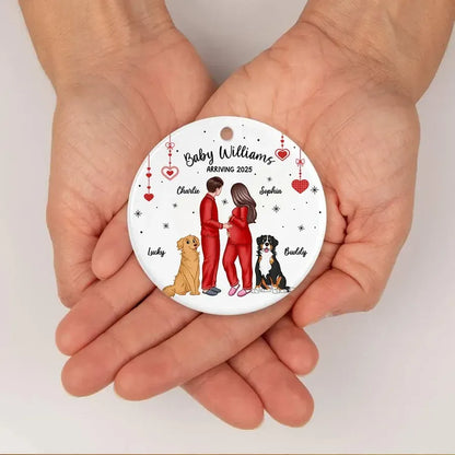 Expecting Parents Ceramic Ornament